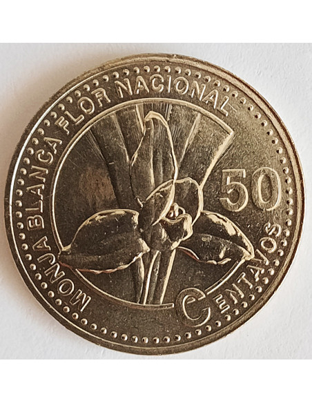 Moneta Gwatemala 50 Quetzal 2007