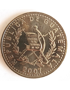 Moneta Gwatemala 50 Quetzal 2007 2