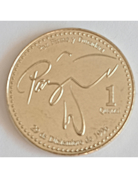 Moneta Gwatemala 1 Quetzal 2008