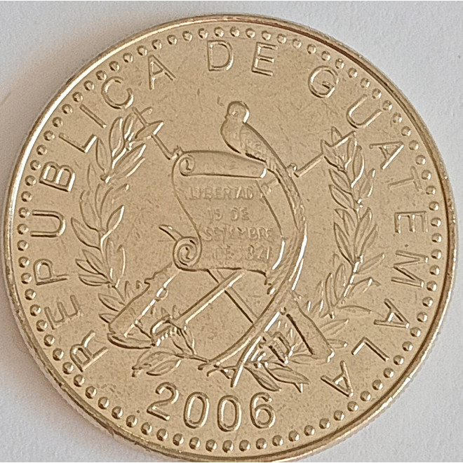 Moneta Gwatemala 1 Quetzal 2008