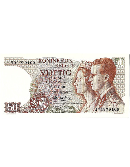 Banknot Belgia 100 Frank 1995 - UNC