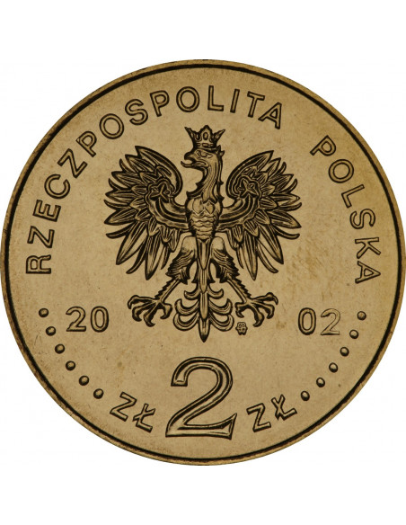 Rewers monety 2 zł 2002 Mistrzostwa Świata w Piłce Nożnej 2002 Korea/Japonia