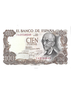 Banknot Belgia 100 Frank 1986 - UNC