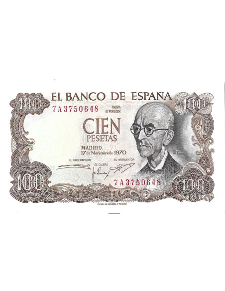 Banknot Belgia 100 Frank 1986 - UNC