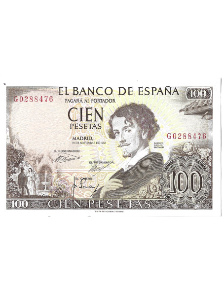 Banknot Belgia 100 Frank 1986 - UNC