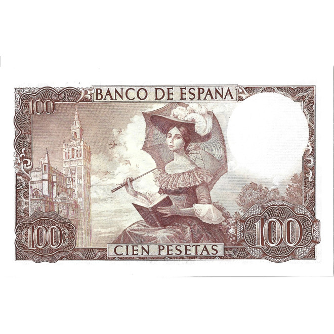 Banknot Belgia 100 Frank 1986 - UNC