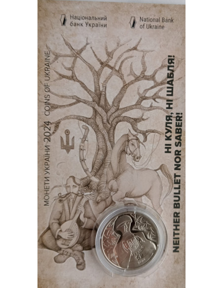 Moneta Ukraina 5 Hrywien 2024 Szczęście rodzicielskie