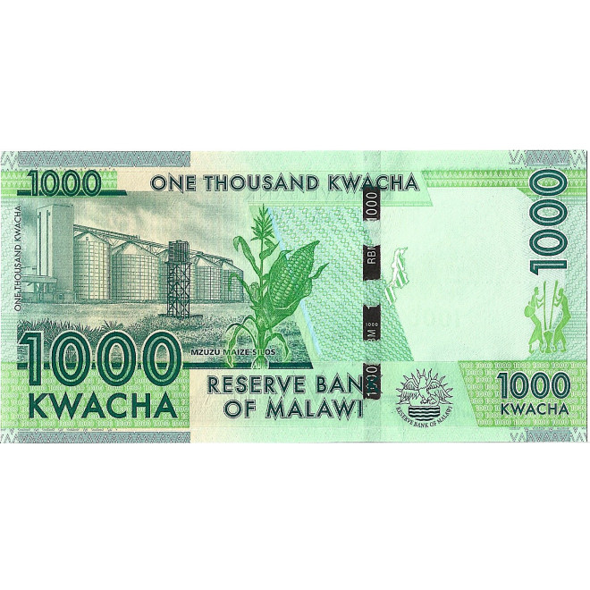 Banknot Malawi 100 Kwacha 2020 - UNC