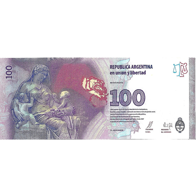 Banknot Argentyna 500 Austral 1990 - UNC