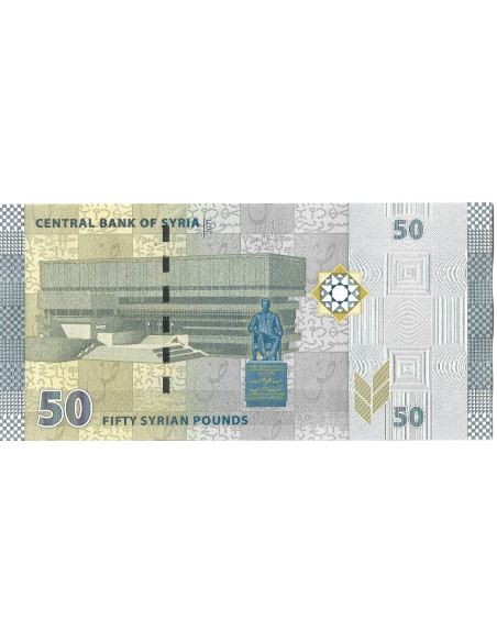 Banknot Syria 50 Funtów 2009 - UNC
