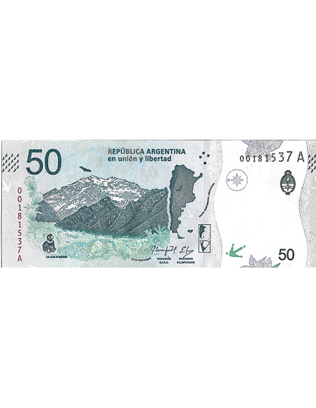 Banknot Argentyna 500 Austral 1990 - UNC