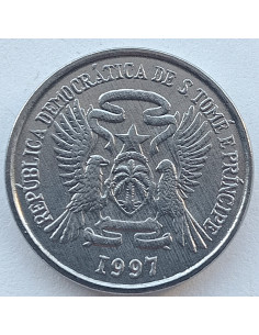 Moneta Wyspy Świętego Tomasza i Książęca 50 Escudo 1970  500 rocznica odkrycia 2