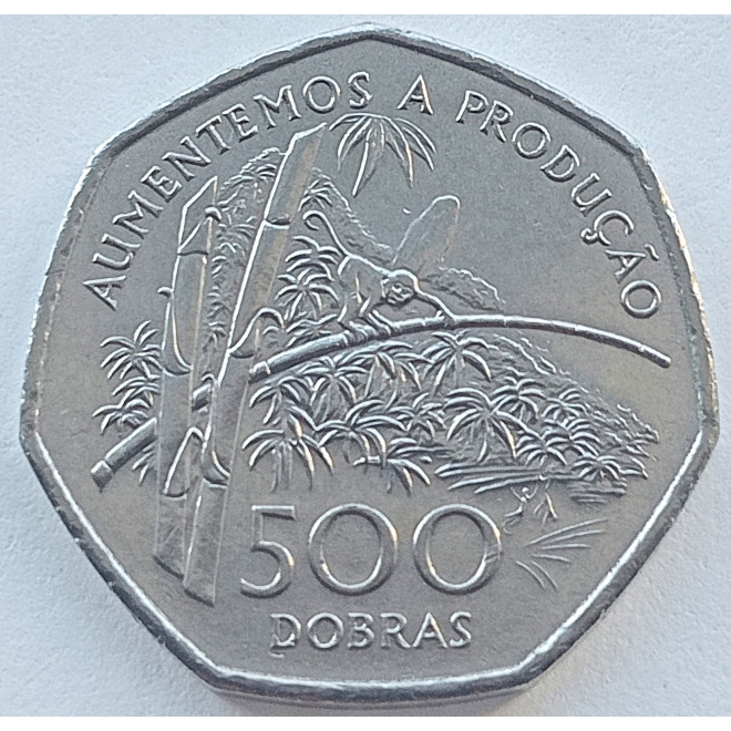 Moneta Wyspy Świętego Tomasza i Książęca 50 Escudo 1970  500 rocznica odkrycia