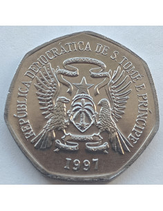 Moneta Wyspy Świętego Tomasza i Książęca 50 Escudo 1970  500 rocznica odkrycia 2