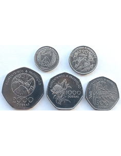 Moneta Wyspy Świętego Tomasza i Książęca 50 Escudo 1970  500 rocznica odkrycia