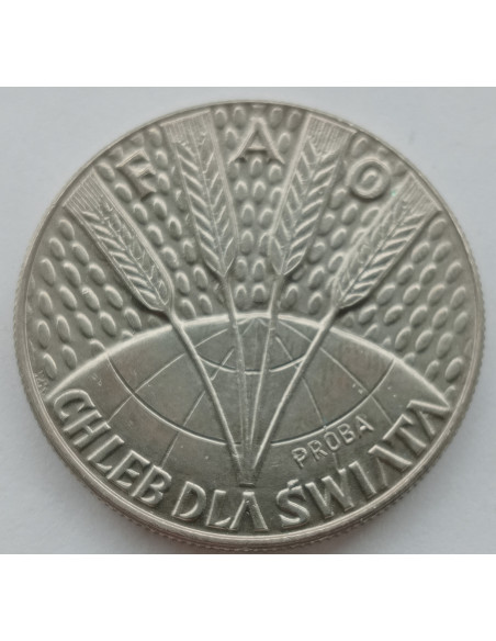 Moneta 10 Złotych 1971 Organizacja do spraw Wyżywienia i Rolnictwa przy ONZ - FAO