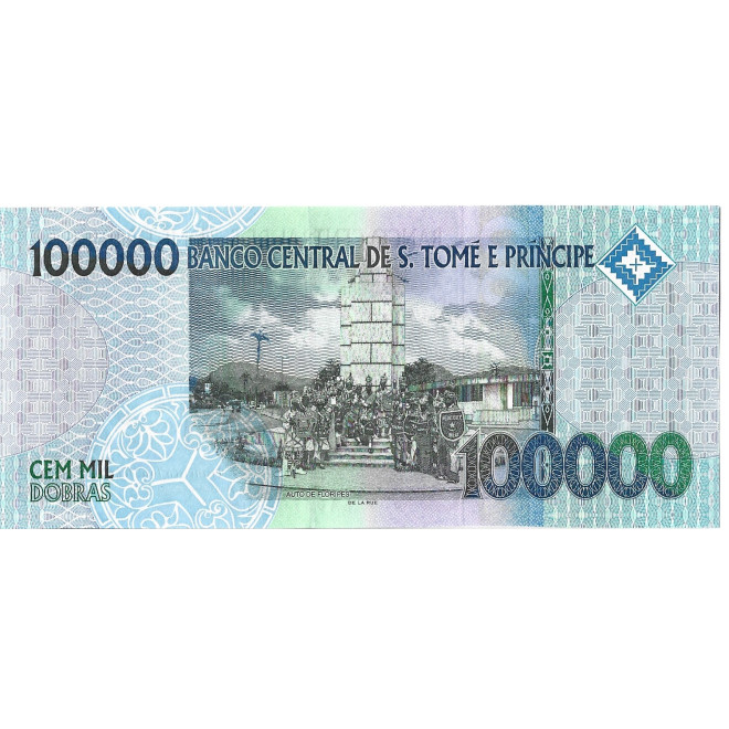 Banknot Wyspy Świętego Tomasza i Książęca 5 Dobras 2020 - UNC