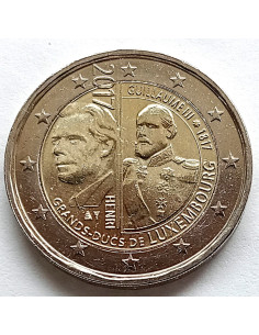 Moneta Luksemburg 2 euro 2017 200 rocznica urodzin Wilhelma III Holenderskiego