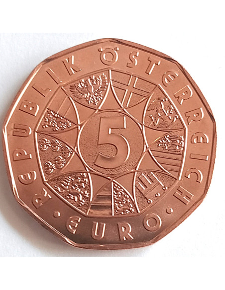 Moneta Austria 5 Euro 2005