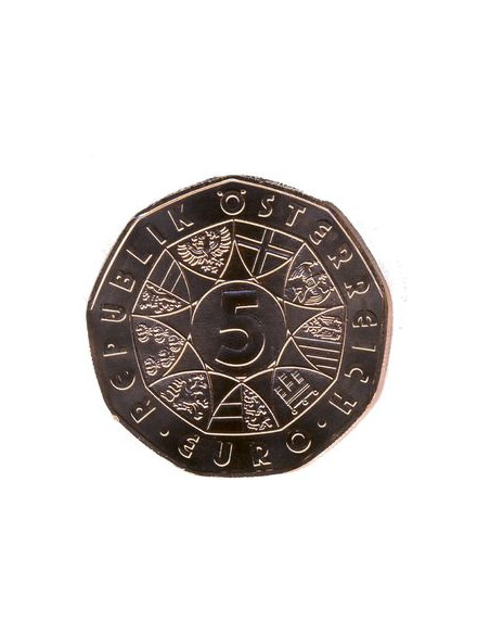 Moneta Austria 5 Euro 2005