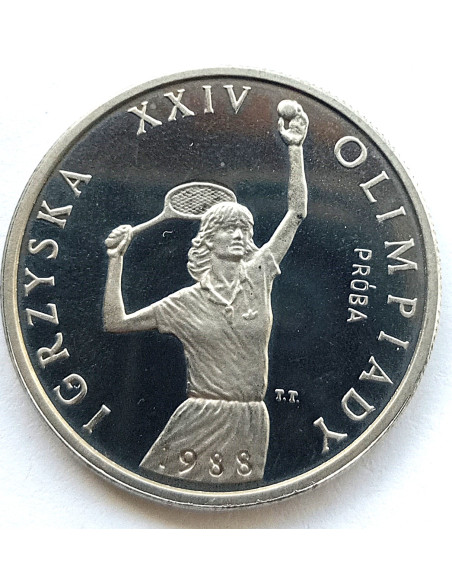 Moneta 200 Złotych 1987 Mistrzostwa Europy w Piłce Nożnej 1988 /próba/