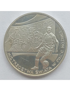 Moneta 10 Złotych 2002 Mundial Korea/Japonia 2002 /piłkarz/ 2