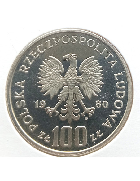 Moneta 100 Złotych 1981  Ochrona środowiska - koń