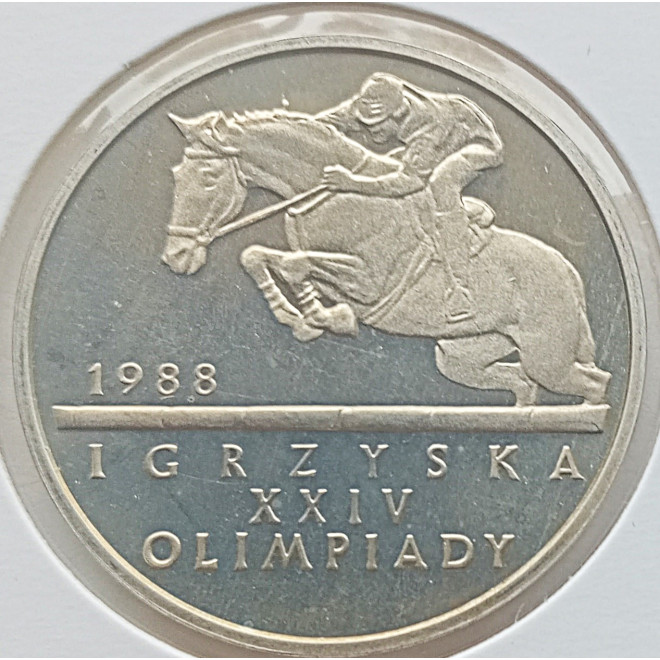 Moneta 500 Złotych 1987 XXIV Letnie Igrzyska Olimpijskie, Seul 1988