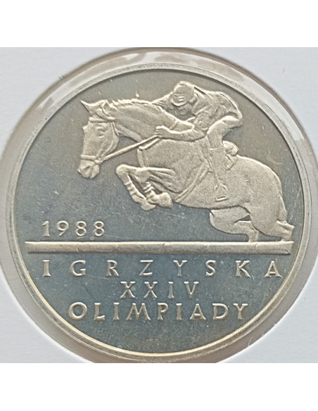 Moneta 500 Złotych 1987 XXIV Letnie Igrzyska Olimpijskie, Seul 1988