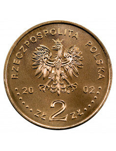 Awers monety 2 zł 2002 Polscy podróżnicy i badacze: Bronisław Malinowski 18841942 2