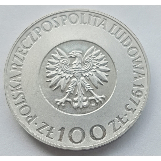 Moneta 100 Złotych 1973  Mikołaj Kopernik
