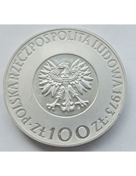 Moneta 100 Złotych 1973  Mikołaj Kopernik