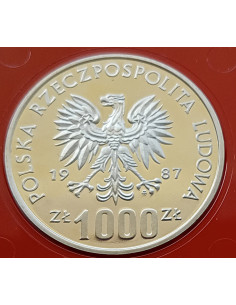 Moneta 1000 Złotych 1982 Wizyta papieża Jana Pawła II 2