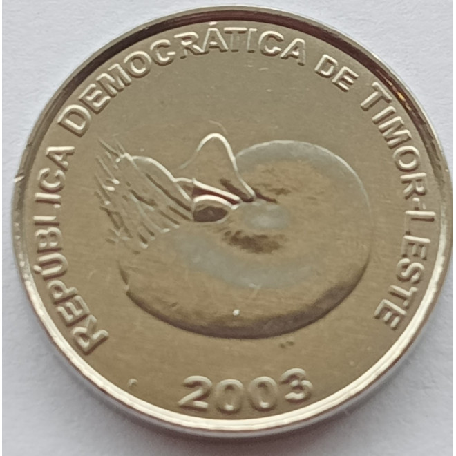 Awers monety Timor Wschodni 1 Centavo 2003