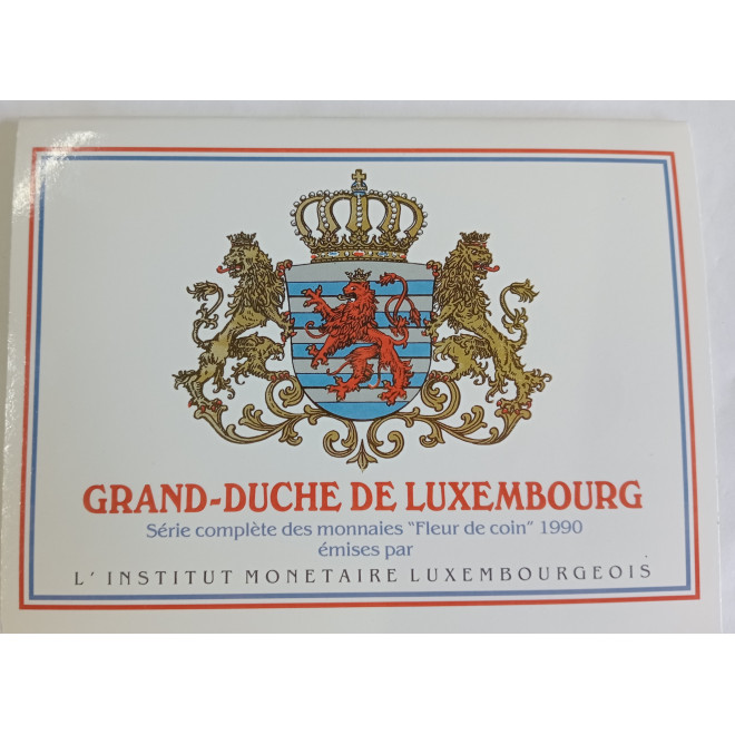 Moneta Luksemburg 2002 zestaw monet 1 cent do 2 euro