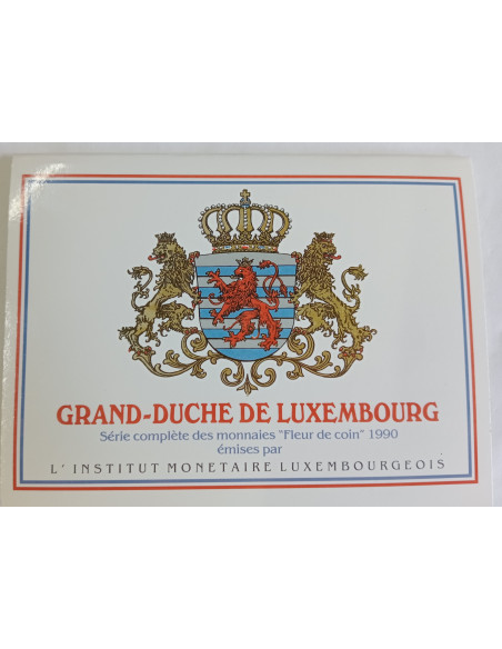 Moneta Luksemburg 2002 zestaw monet 1 cent do 2 euro