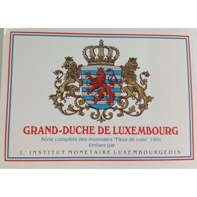 Moneta Luksemburg 2002 zestaw monet 1 cent do 2 euro