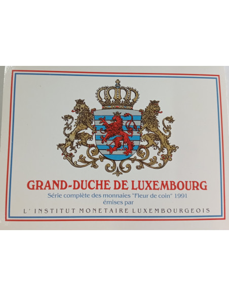 Moneta Luksemburg 2002 zestaw monet 1 cent do 2 euro