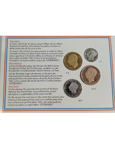 Moneta Luksemburg 2002 zestaw monet 1 cent do 2 euro 2