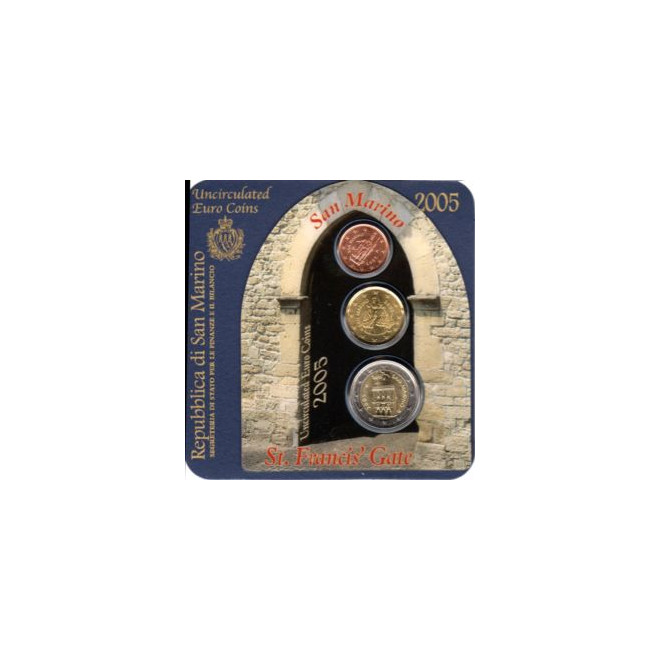 Moneta San Marino Różne euro zestaw menniczy 2011