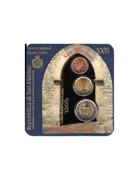 Moneta San Marino Różne euro zestaw menniczy 2011