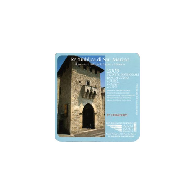 Moneta San Marino Różne euro zestaw menniczy 2011