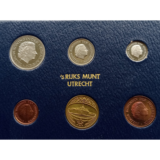 Moneta 1980 Różne Guldeny Zestaw FDC