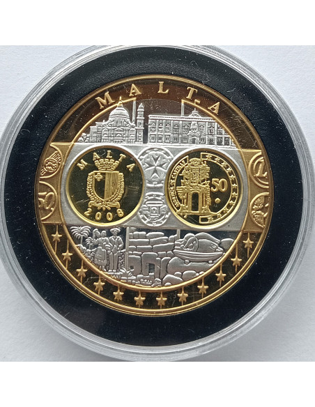 Moneta Malta 2 euro 2022 35 lat programu Erasmus