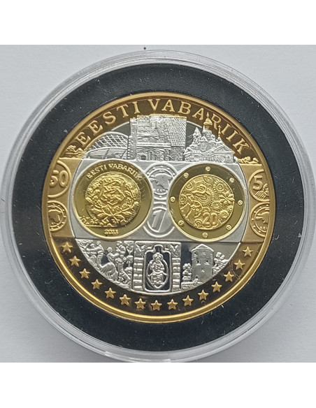 Moneta Malta 2 euro 2022 35 lat programu Erasmus