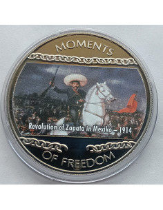 Moneta Liberia 10 Dolarów 2004 Mapa genetyczna