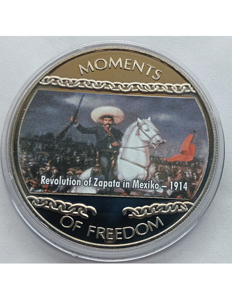 Moneta Liberia 10 Dolarów 2004 Mapa genetyczna