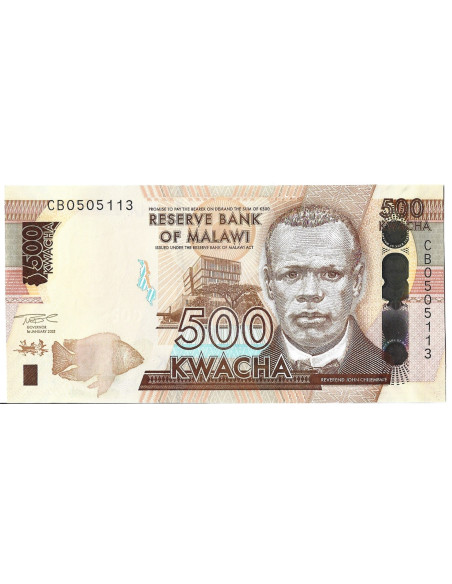 Banknot Malawi 100 Kwacha 2020 - UNC