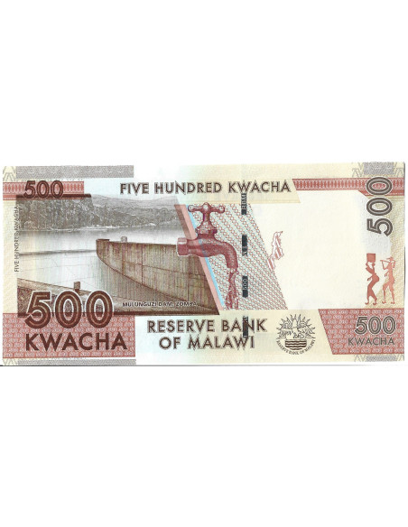 Banknot Malawi 100 Kwacha 2020 - UNC