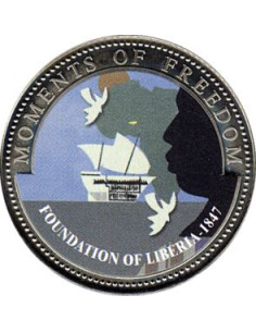 Moneta Liberia 10 Dolarów 2001 Równouprawnienie kobiet